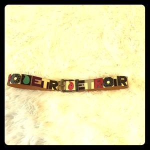 Etro Genuine Leather Men’s belt